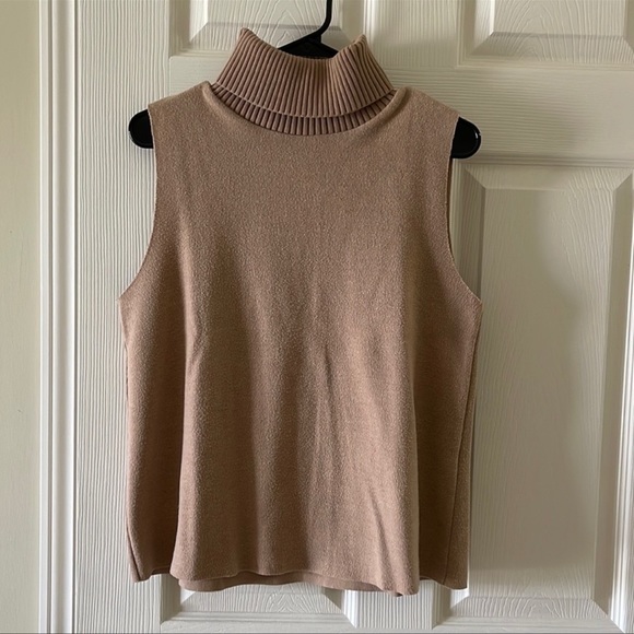 Zara Sweaters Zara Turtle Neck Sweater Vest Poshmark